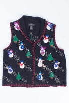 Black Ugly Christmas Vest 54310