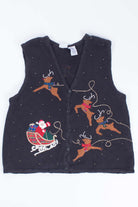 Black Ugly Christmas Vest 54312