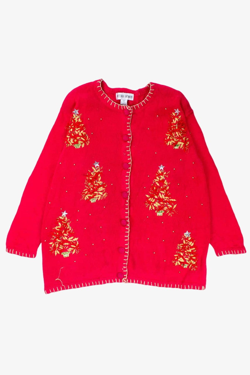 Red Ugly Christmas Cardigan 54343