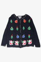 Black Ugly Christmas Cardigan 54357