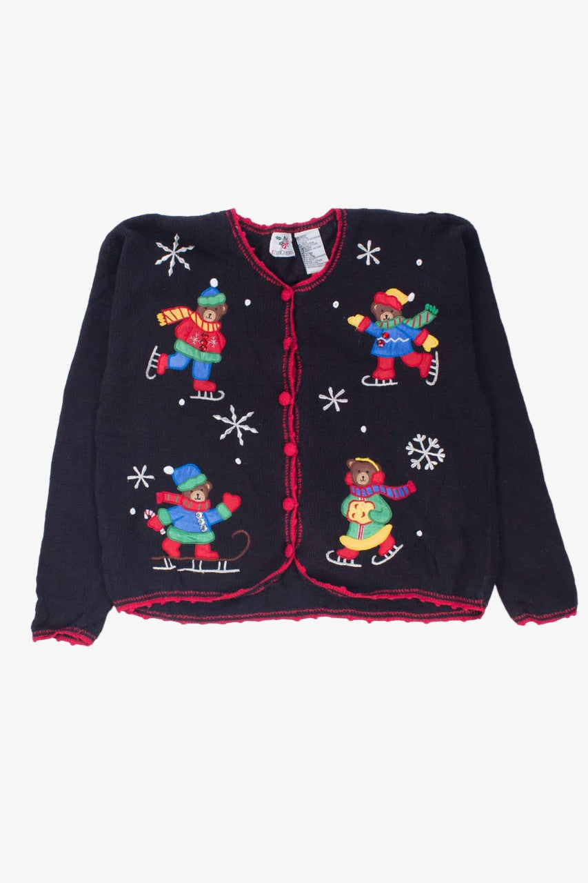 Black Ugly Christmas Cardigan 54359
