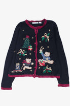 Black Ugly Christmas Cardigan 54360