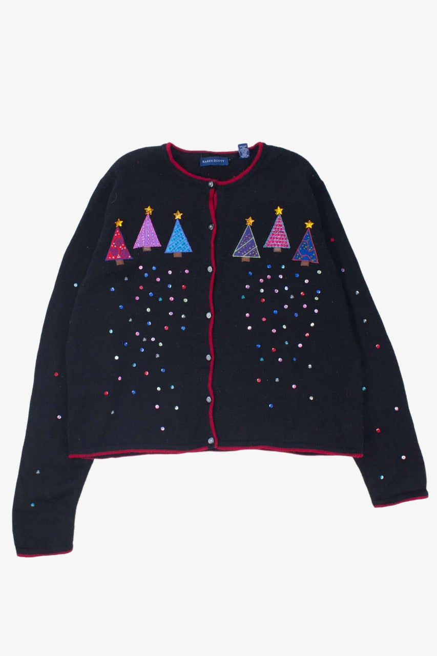 Black Ugly Christmas Cardigan 54362