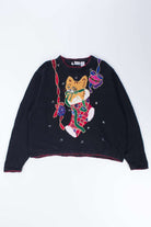 Black Ugly Christmas Pullover 54363