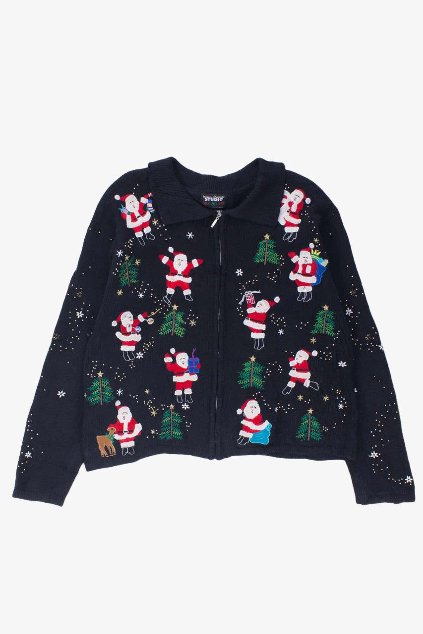 Black Ugly Christmas Cardigan 54364