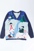 Blue Ugly Christmas Cardigan 54368