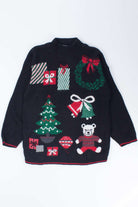 Black Ugly Christmas Pullover 54372