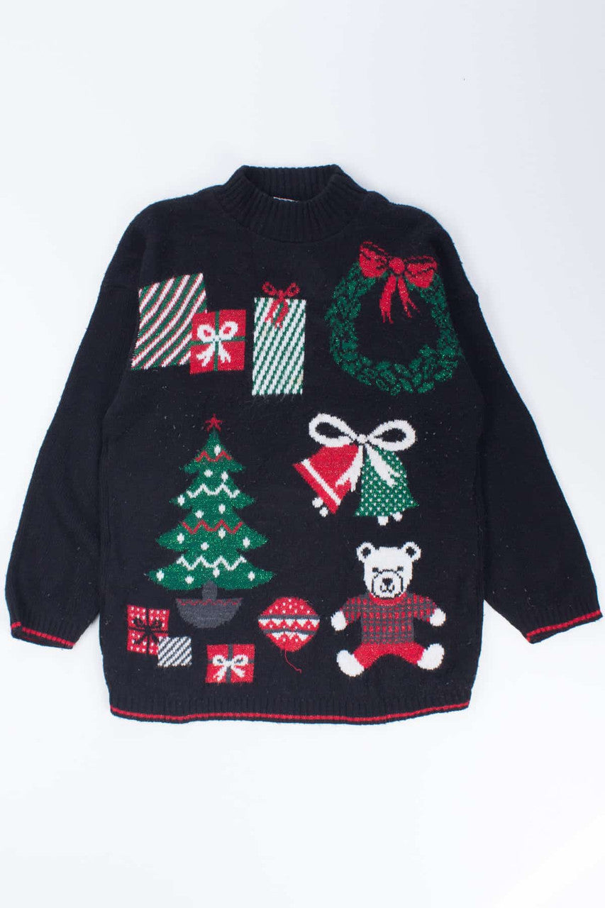 Black Ugly Christmas Pullover 54372