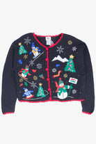 Black Ugly Christmas Cardigan 54374