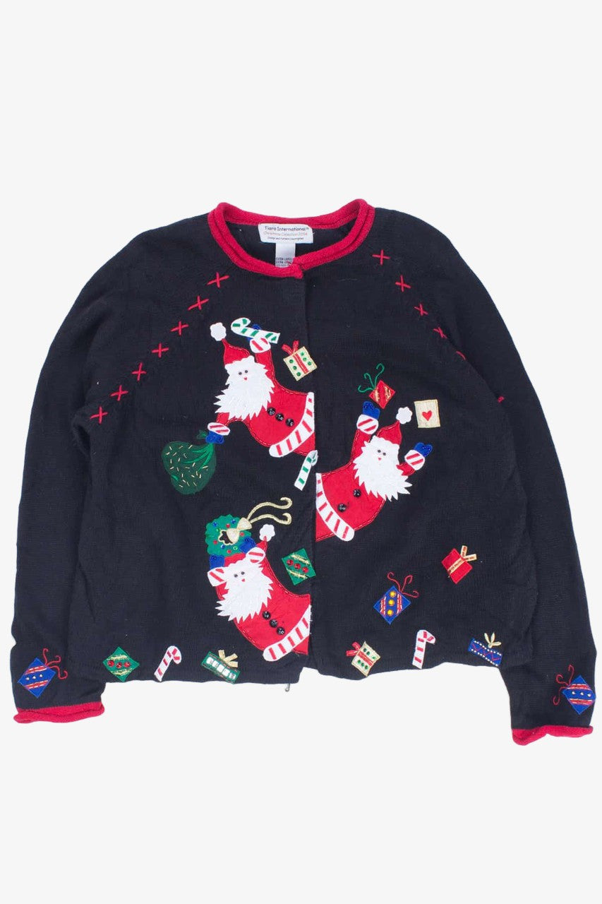 Black Ugly Christmas Cardigan 54383