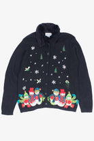 Black Ugly Christmas Cardigan 54388