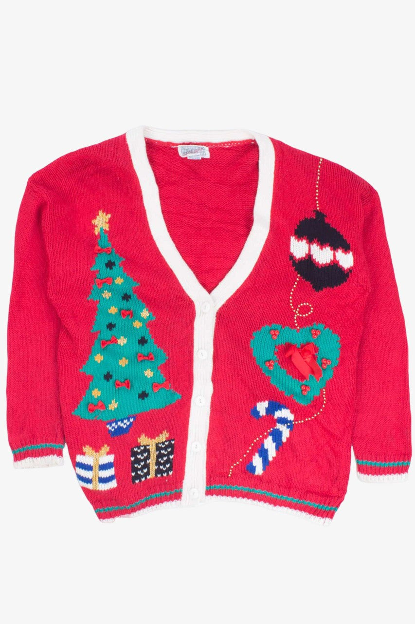 Red Ugly Christmas Cardigan 54392