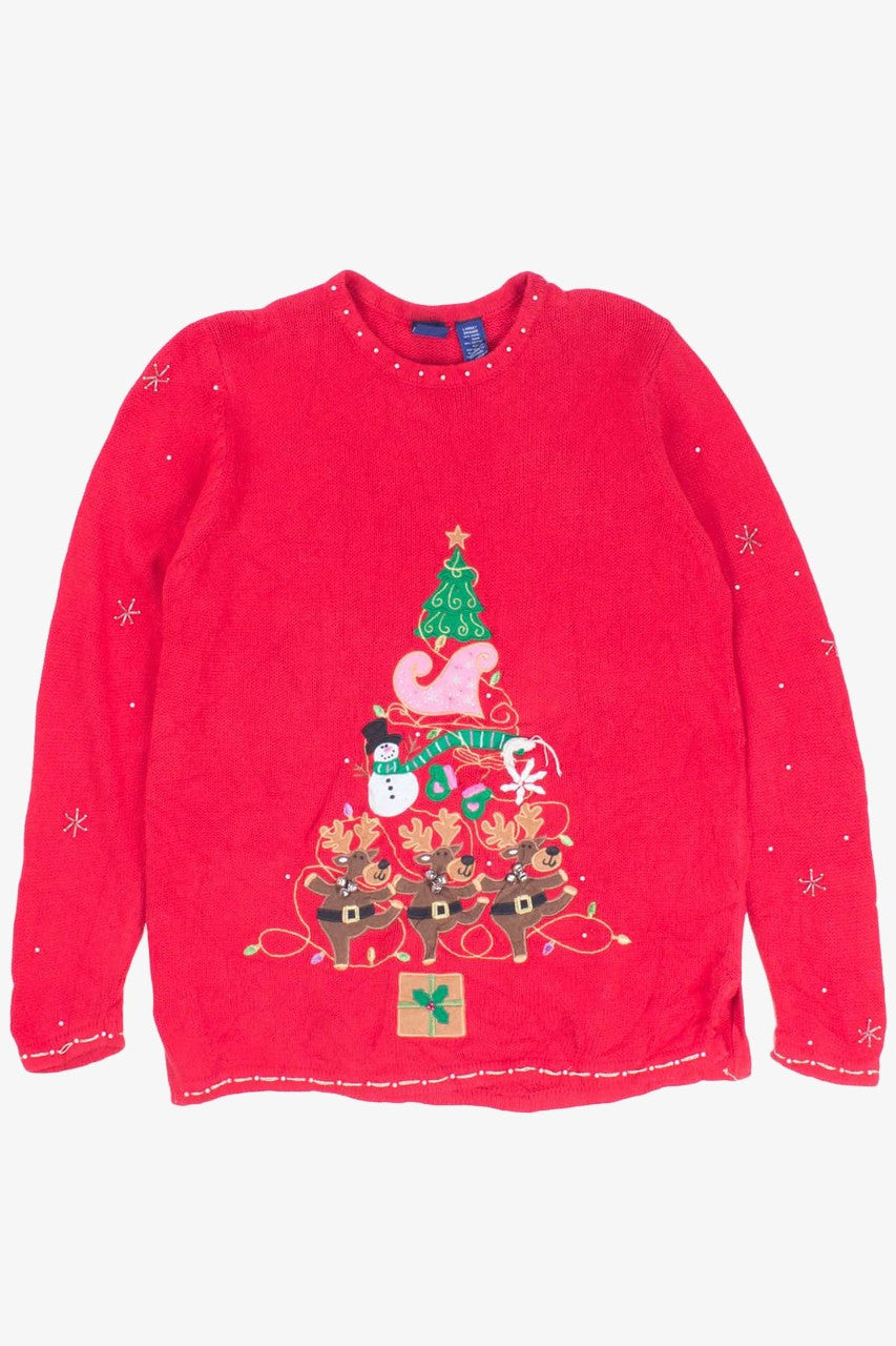Red Ugly Christmas Pullover 54397