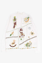 White Ugly Christmas Pullover 54399