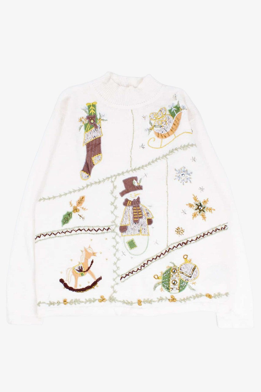 White Ugly Christmas Pullover 54399