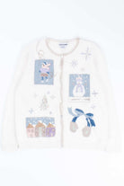 White Ugly Christmas Cardigan 54404