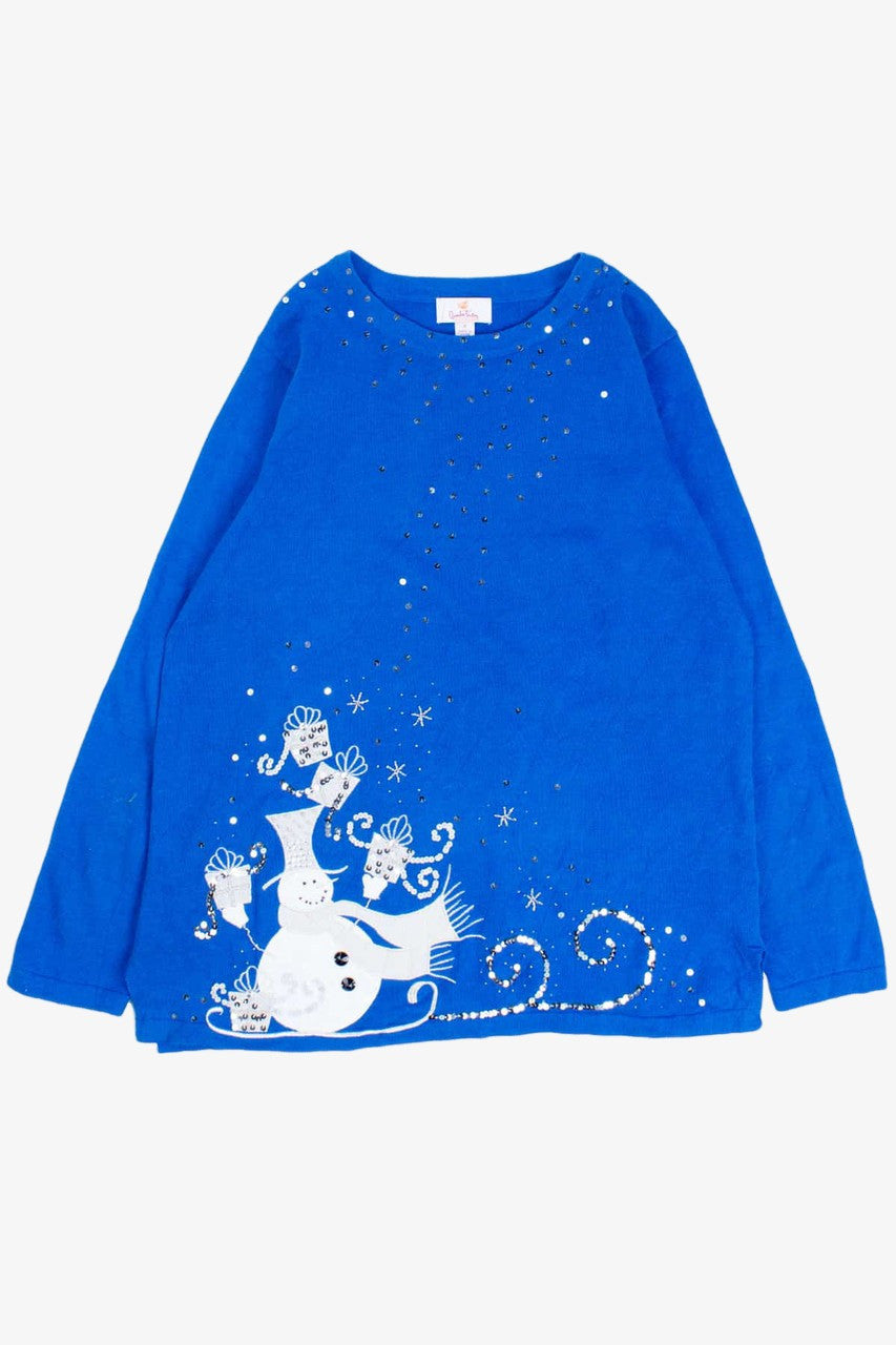Blue Ugly Christmas Pullover 54409