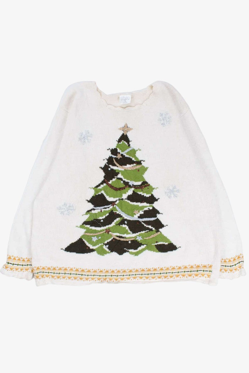 White Ugly Christmas Pullover 54430