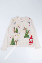 White Ugly Christmas Cardigan 54431