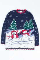 Blue Ugly Christmas Pullover 54436