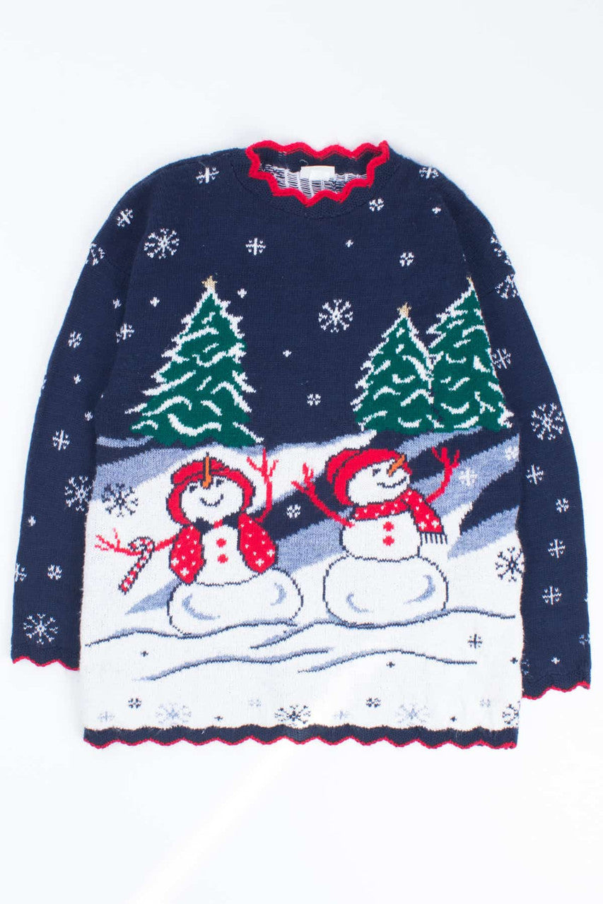 Blue Ugly Christmas Pullover 54436
