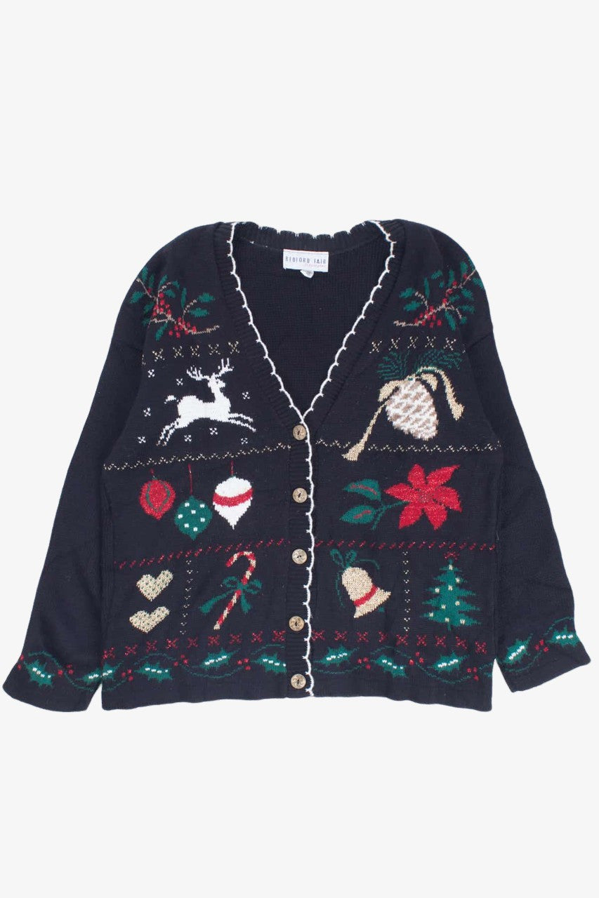 Black Ugly Christmas Cardigan 54452
