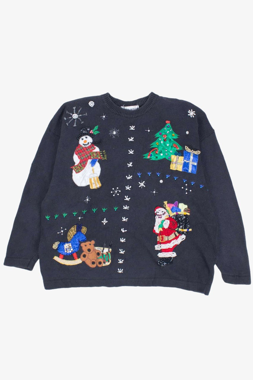 Black Ugly Christmas Pullover 54463