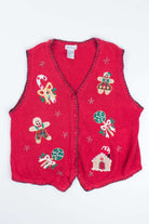 Red Ugly Christmas Vests 54485
