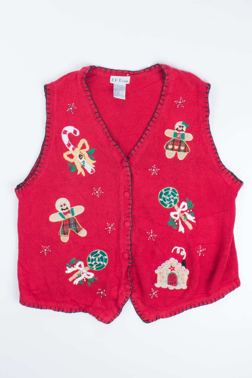 Red Ugly Christmas Vests 54485