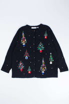 Black Ugly Christmas Cardigan 54494