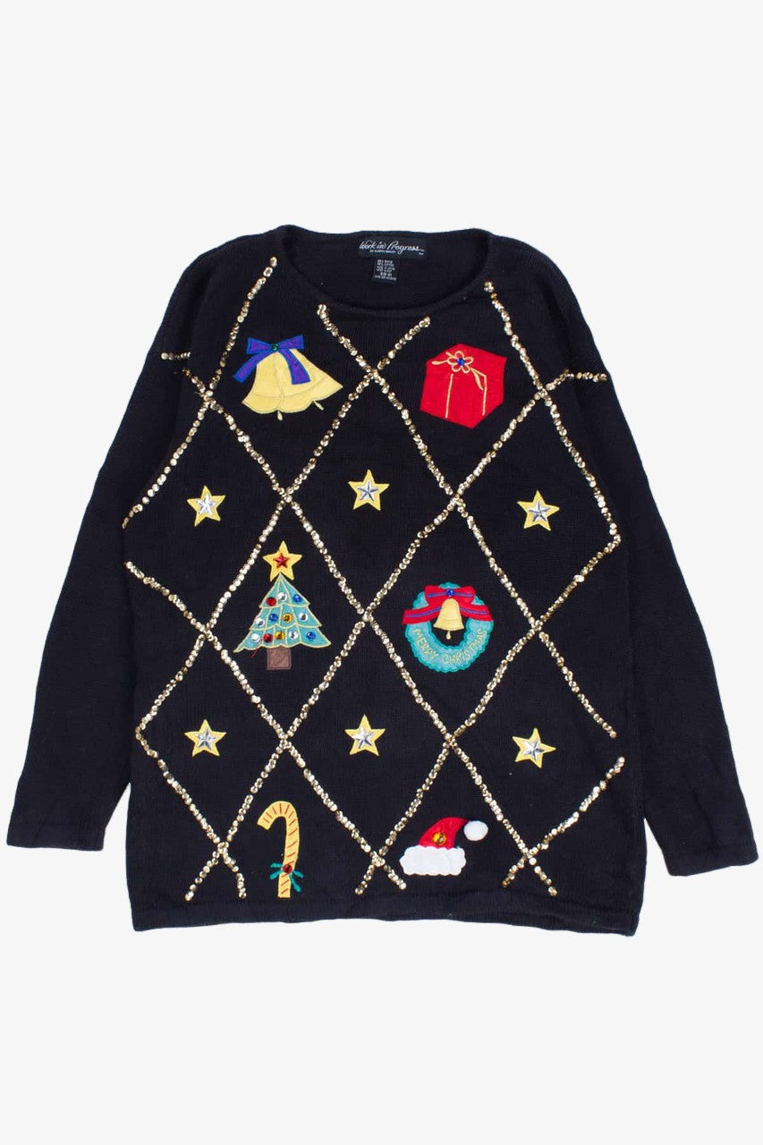 Black Ugly Christmas Pullover 54497