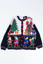 Black Ugly Christmas Cardigan 54514