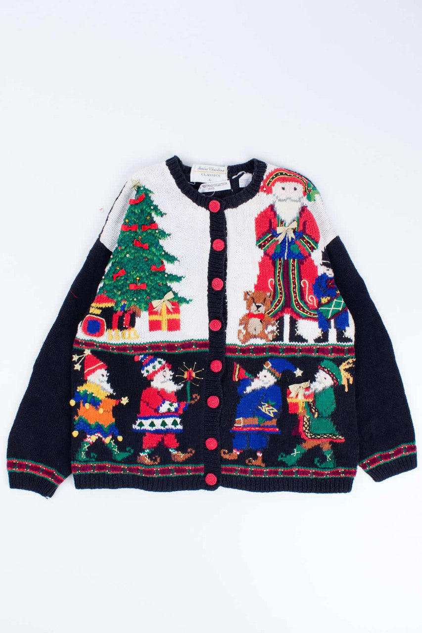 Black Ugly Christmas Cardigan 54514