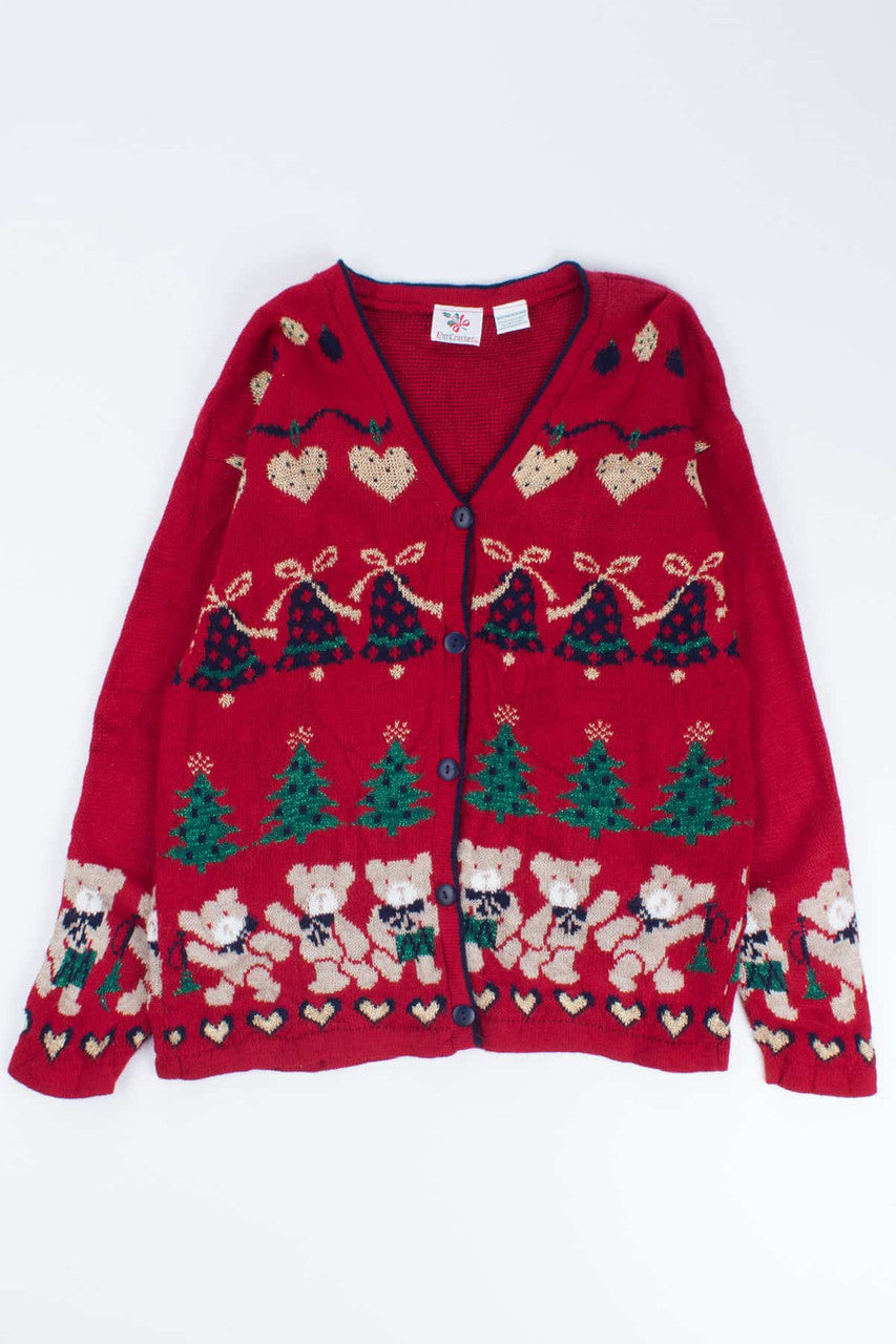 Red Ugly Christmas Cardigan 54526
