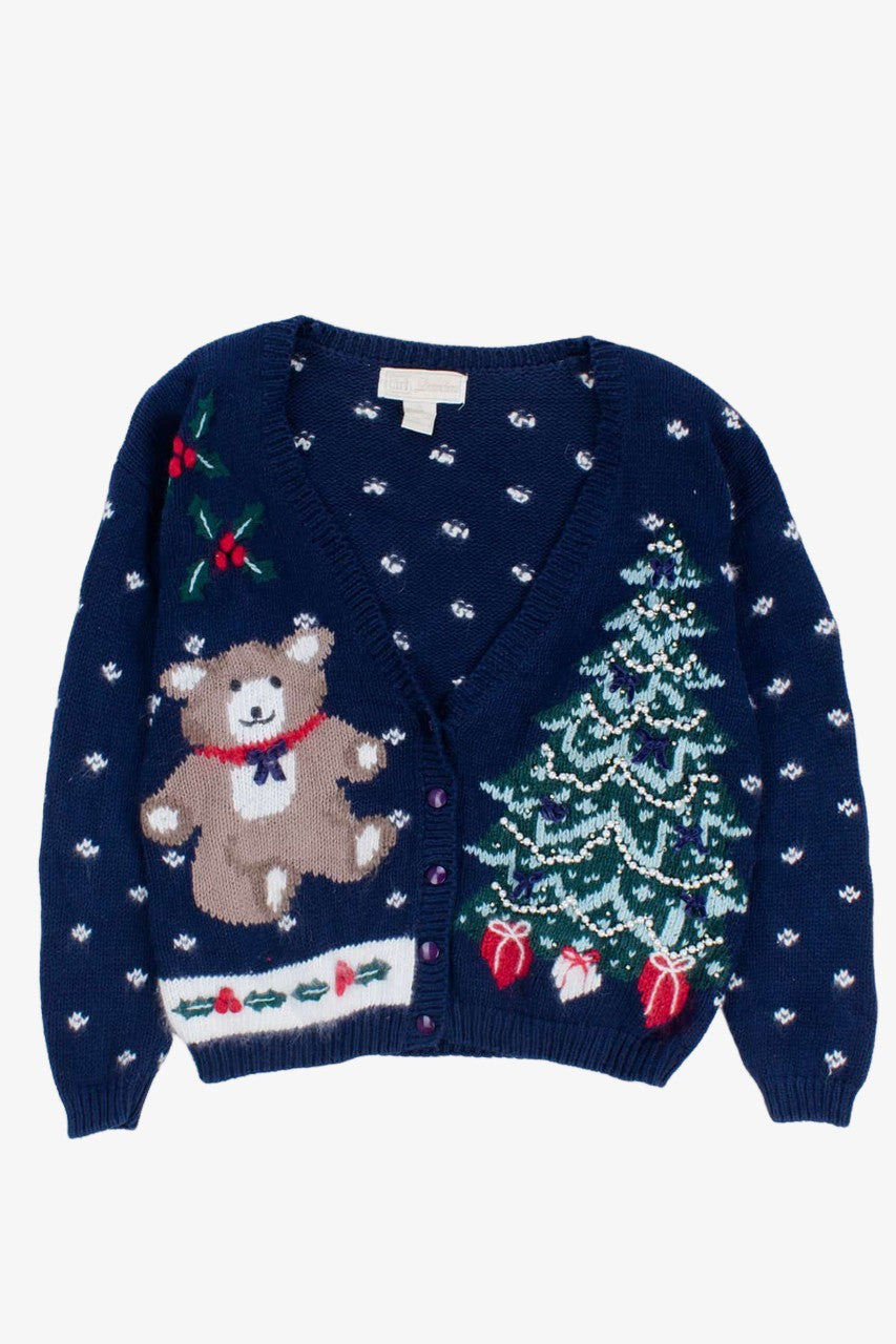 Blue Ugly Christmas Cardigan 54536
