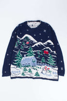Blue Ugly Christmas Pullover 54546