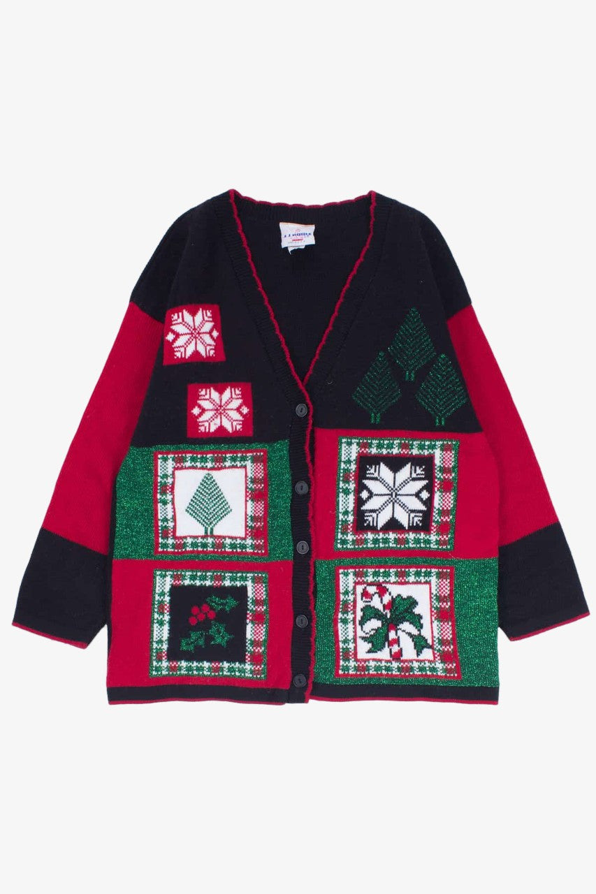 Black Ugly Christmas Cardigan 54557