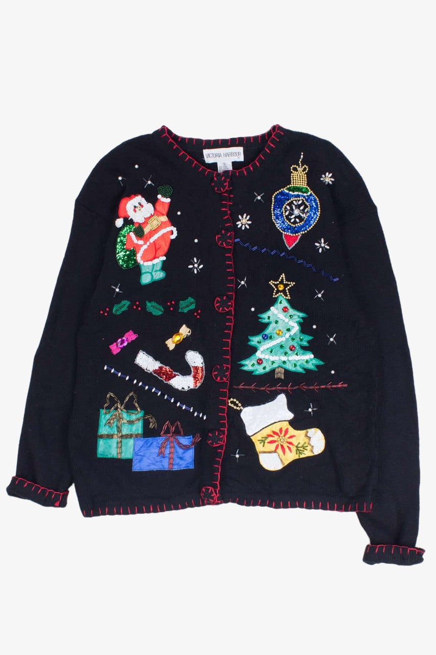 Black Ugly Christmas Cardigan 54568