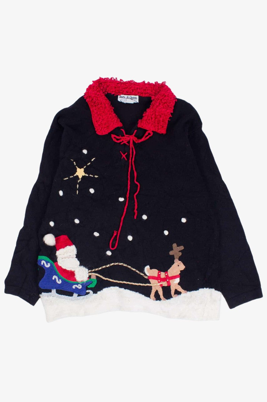Black Ugly Christmas Pullover 54569
