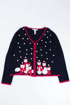 Black Ugly Christmas Cardigan 54573