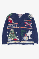 Blue Ugly Christmas Cardigan 54582
