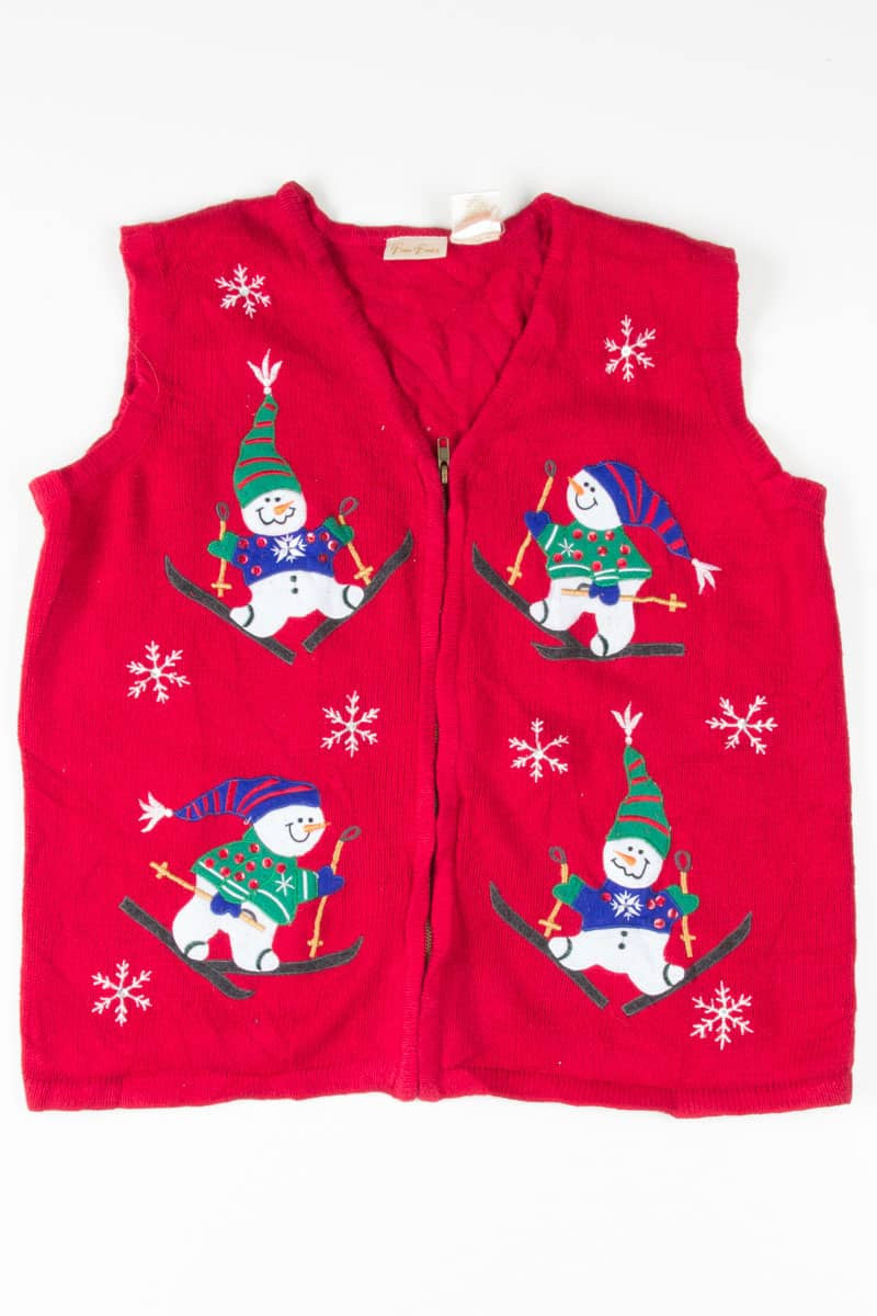 Red Ugly Christmas Vest 54658