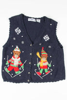 Blue Ugly Christmas Vest 54696