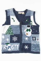 Blue Ugly Christmas Vest 54697