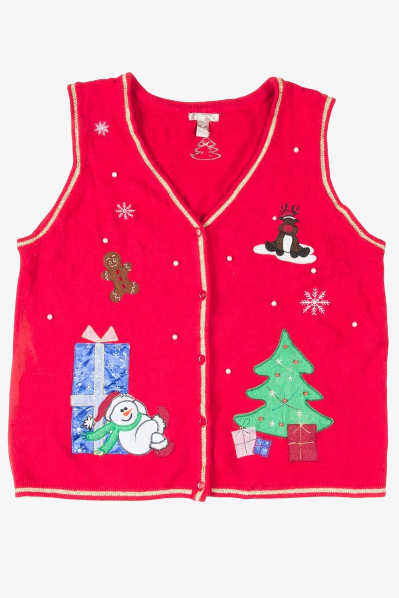 Red Ugly Christmas Vest 54702