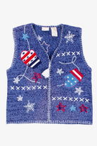 Blue Ugly Christmas Vest 54714