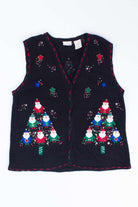Black Ugly Christmas Vest 54729