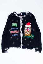 Black Ugly Christmas Cardigan 54731