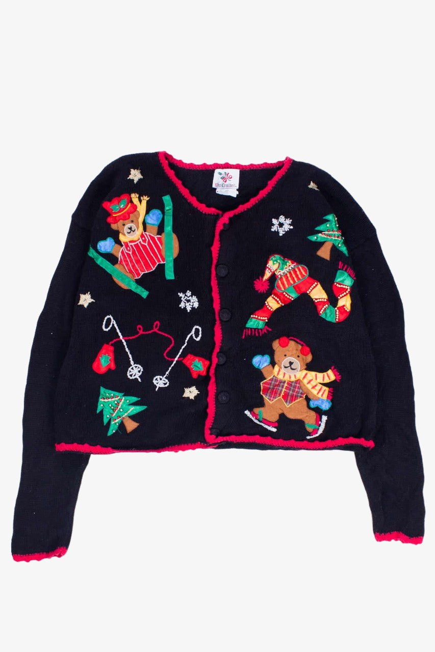 Black Ugly Christmas Cardigan 54734