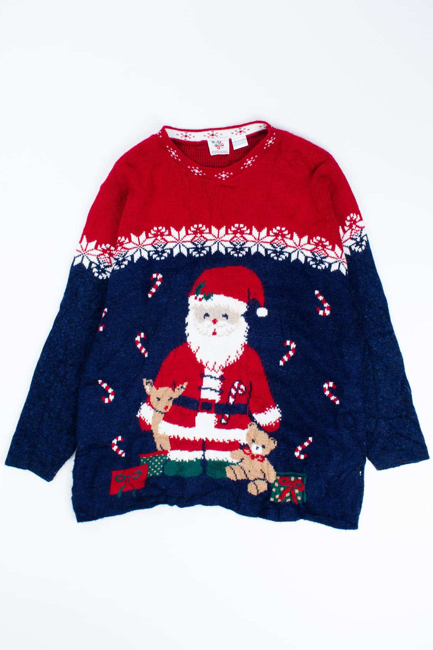 Multicolor Ugly Christmas Pullover 54743